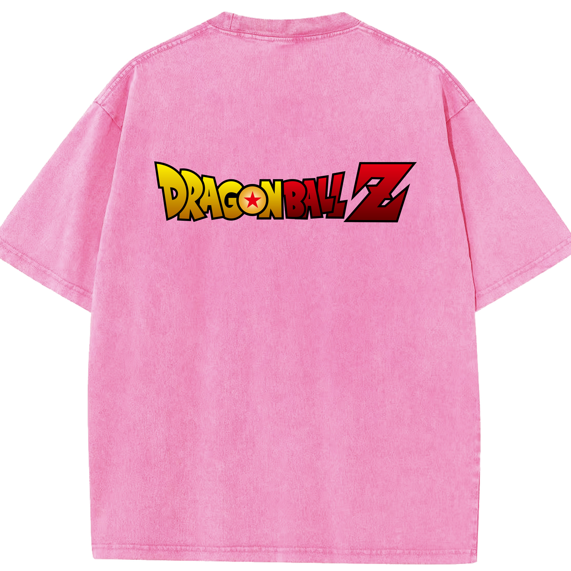 （画像用） ドラゴンボール DRAGON BALL 綿100% ヴィンテージ風 半袖Tシャツ（背面プリント）